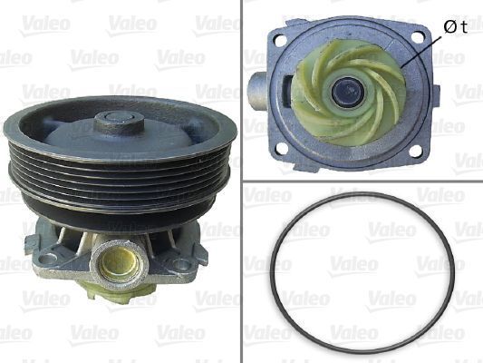 Obrázok Vodné čerpadlo, chladenie motora VALEO  506670