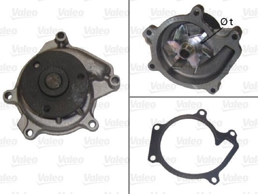 Obrázok Vodné čerpadlo, chladenie motora VALEO  506707