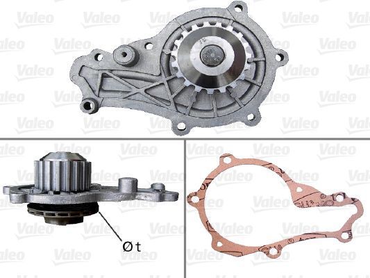 Obrázok Vodné čerpadlo, chladenie motora VALEO  506715