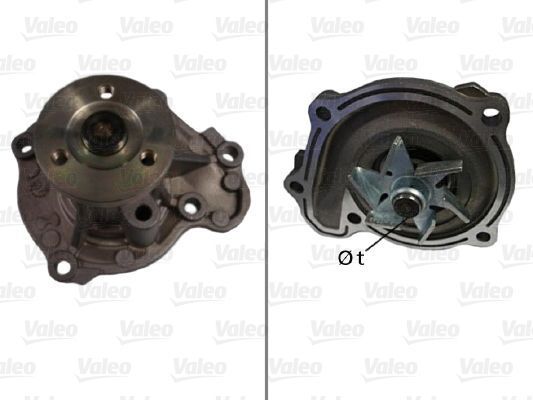 Obrázok Vodné čerpadlo, chladenie motora VALEO  506717