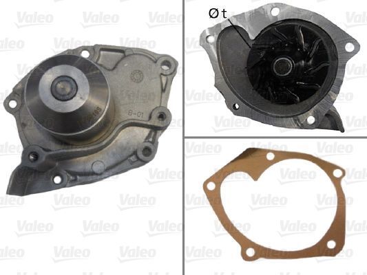 Obrázok Vodné čerpadlo, chladenie motora VALEO  506725