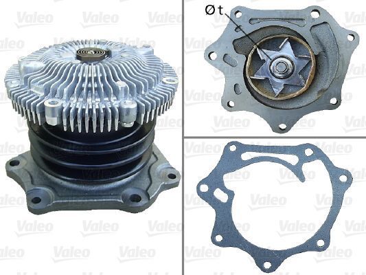 Obrázok Vodné čerpadlo, chladenie motora VALEO  506733
