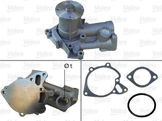 Obrázok Vodné čerpadlo, chladenie motora VALEO  506778