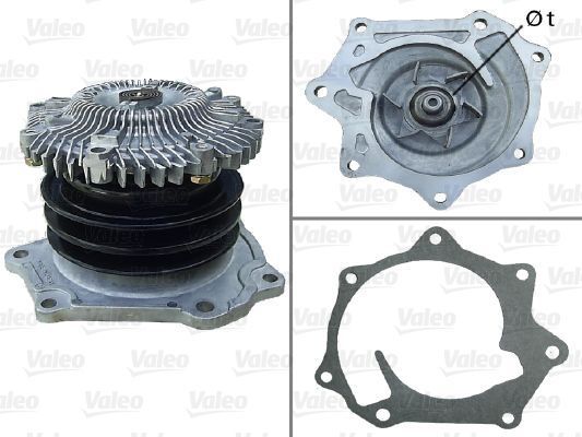Obrázok Vodné čerpadlo, chladenie motora VALEO  506782