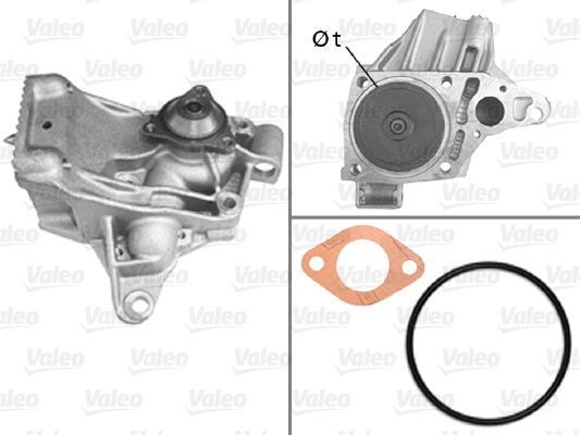 Obrázok Vodné čerpadlo, chladenie motora VALEO  506783