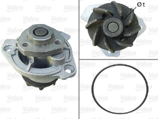 Obrázok Vodné čerpadlo, chladenie motora VALEO  506798