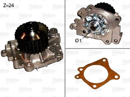 Obrázok Vodné čerpadlo, chladenie motora VALEO  506835