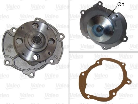 Obrázok Vodné čerpadlo, chladenie motora VALEO  506866
