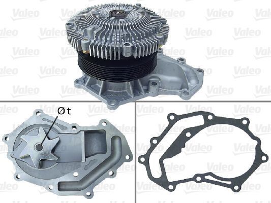 Obrázok Vodné čerpadlo, chladenie motora VALEO  506868