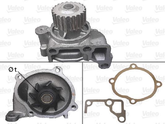 Obrázok Vodné čerpadlo, chladenie motora VALEO  506880