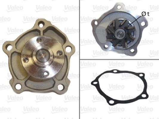 Obrázok Vodné čerpadlo, chladenie motora VALEO  506975