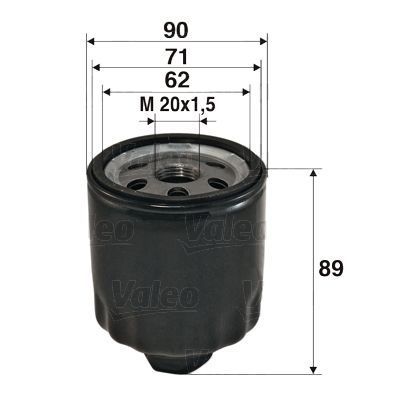 Obrázok Olejový filter VALEO  586004