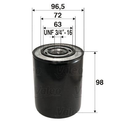 Obrázok Olejový filter VALEO  586007