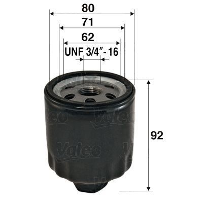 Obrázok Olejový filter VALEO  586009