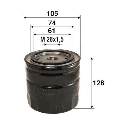 Obrázok Olejový filter VALEO  586032