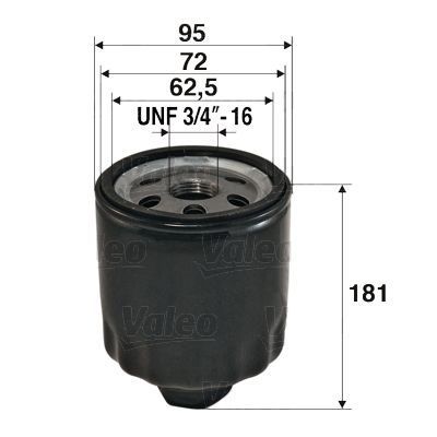 Obrázok Olejový filter VALEO  586056