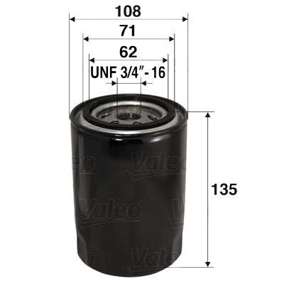 Obrázok Olejový filter VALEO  586059