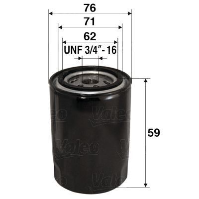 Obrázok Olejový filter VALEO  586065