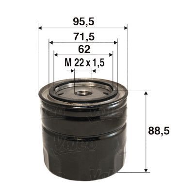 Obrázok Olejový filter VALEO  586097