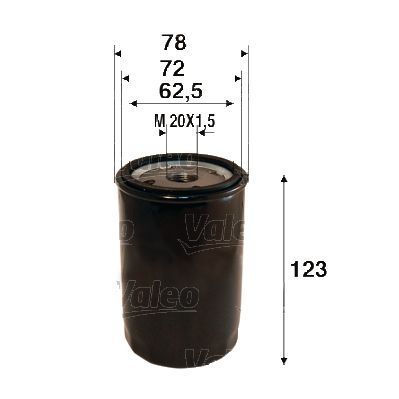 Obrázok Olejový filter VALEO  586109