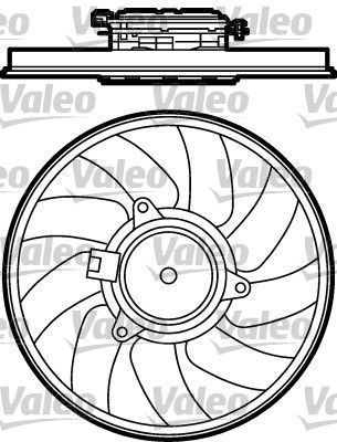 Obrázok Ventilátor chladenia motora VALEO  696030