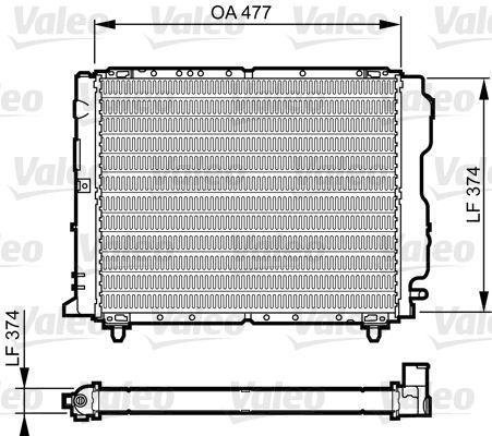 Obrázok Chladič motora VALEO  730319
