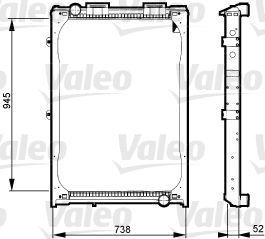 Obrázok Chladič motora VALEO NEW PART 730323