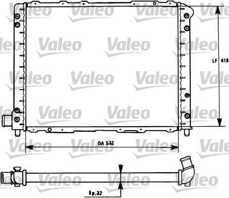 Obrázok Chladič motora VALEO  731276