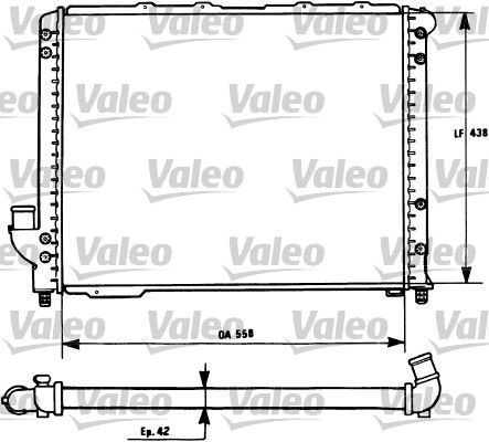 Obrázok Chladič motora VALEO  731278