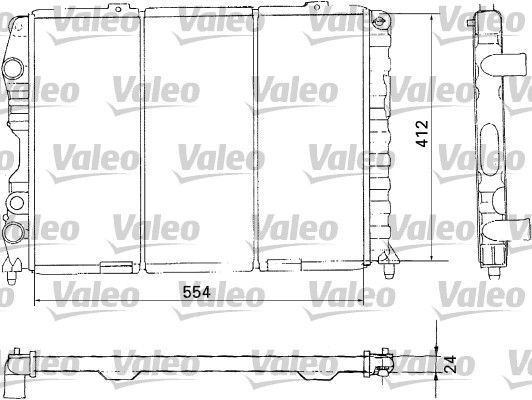 Obrázok Chladič motora VALEO  731283