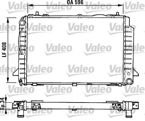Obrázok Chladič motora VALEO  731429