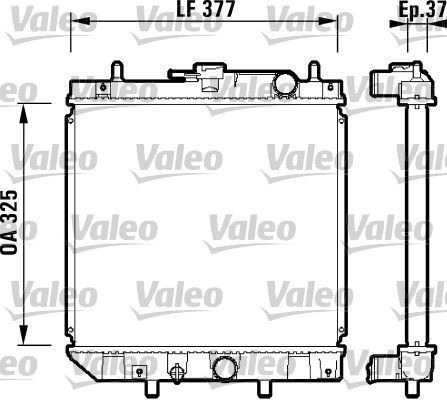Obrázok Chladič motora VALEO  731857