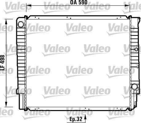 Obrázok Chladič motora VALEO  732369