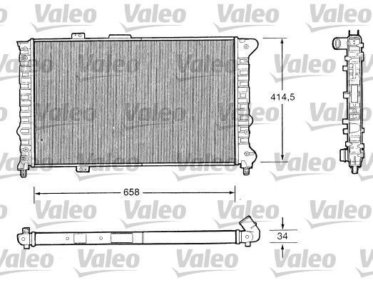 Obrázok Chladič motora VALEO  732505