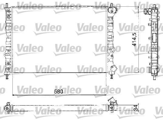 Obrázok Chladič motora VALEO  732580