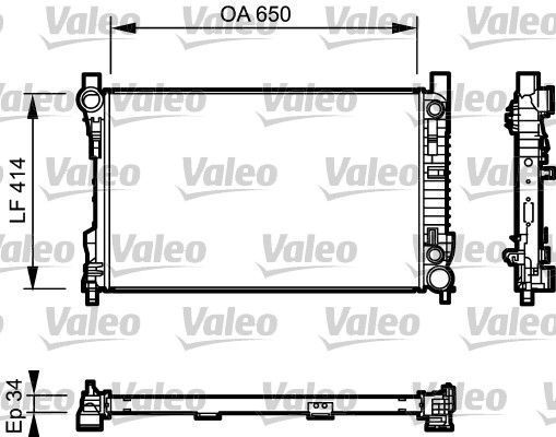 Obrázok Chladič motora VALEO  732743