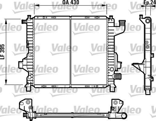 Obrázok Chladič motora VALEO  732819