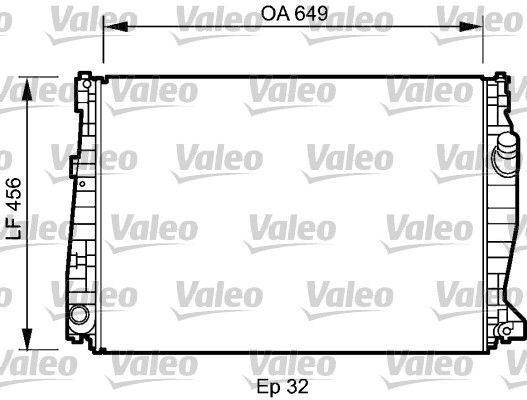 Obrázok Chladič motora VALEO  735021