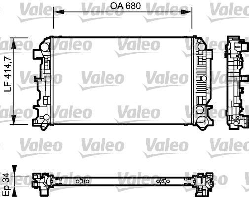 Obrázok Chladič motora VALEO  735089