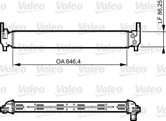 Obrázok Chladič motora VALEO  735310
