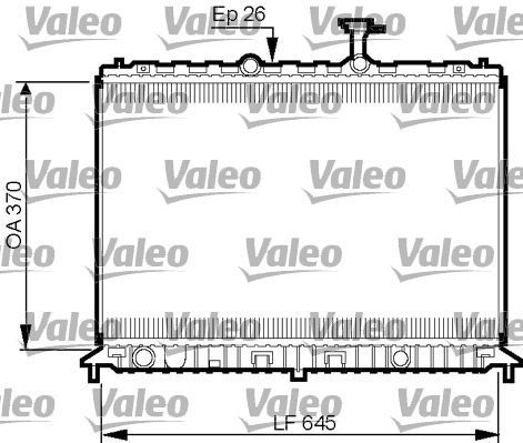 Obrázok Chladič motora VALEO  735501