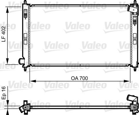 Obrázok Chladič motora VALEO  735575