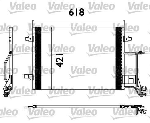 Obrázok Kondenzátor klimatizácie VALEO  817666