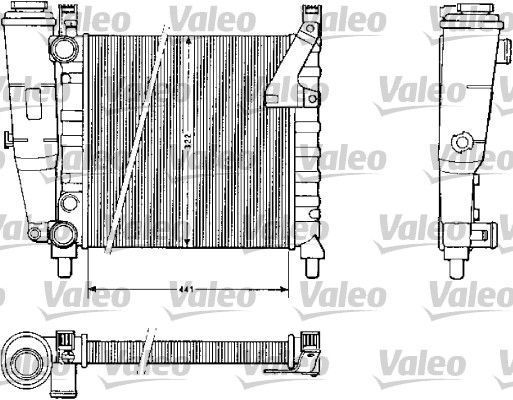 Obrázok Chladič motora VALEO  883813