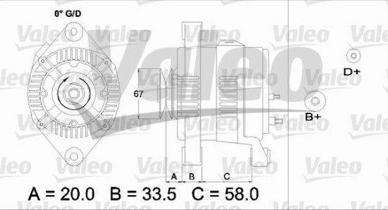 Obrázok Alternátor VALEO  RE-GEN REMANUFACTURED 437211
