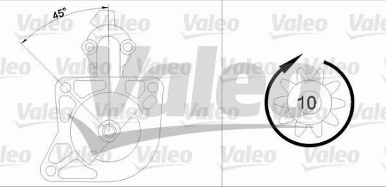 Obrázok żtartér VALEO  RE-GEN REMANUFACTURED 455605