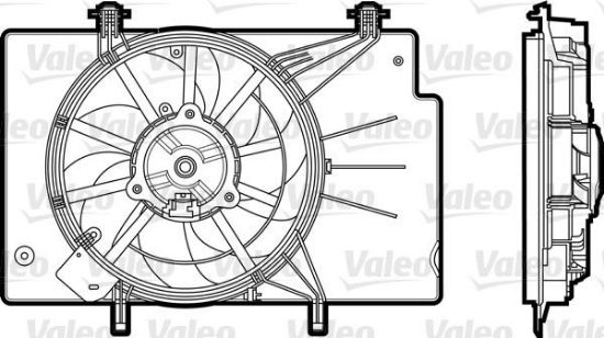 Obrázok Ventilátor chladenia motora VALEO  696344