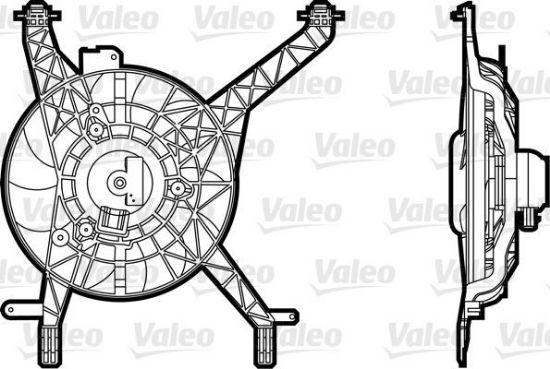 Obrázok Ventilátor chladenia motora VALEO  696345