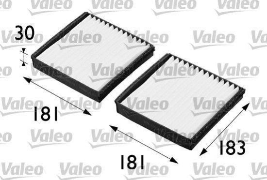 Obrázok Filter vnútorného priestoru VALEO  ESSENTIAL 698290