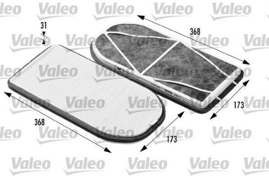 Obrázok Filter vnútorného priestoru VALEO  PROTECT 698470